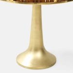Large ‘Fungo’ Table Lamp in Bamboo and Brass by Gabriella Crespi | soyun k.
